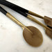 disc pressed brass serving ware