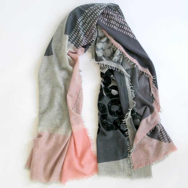 XO cashmere scarf