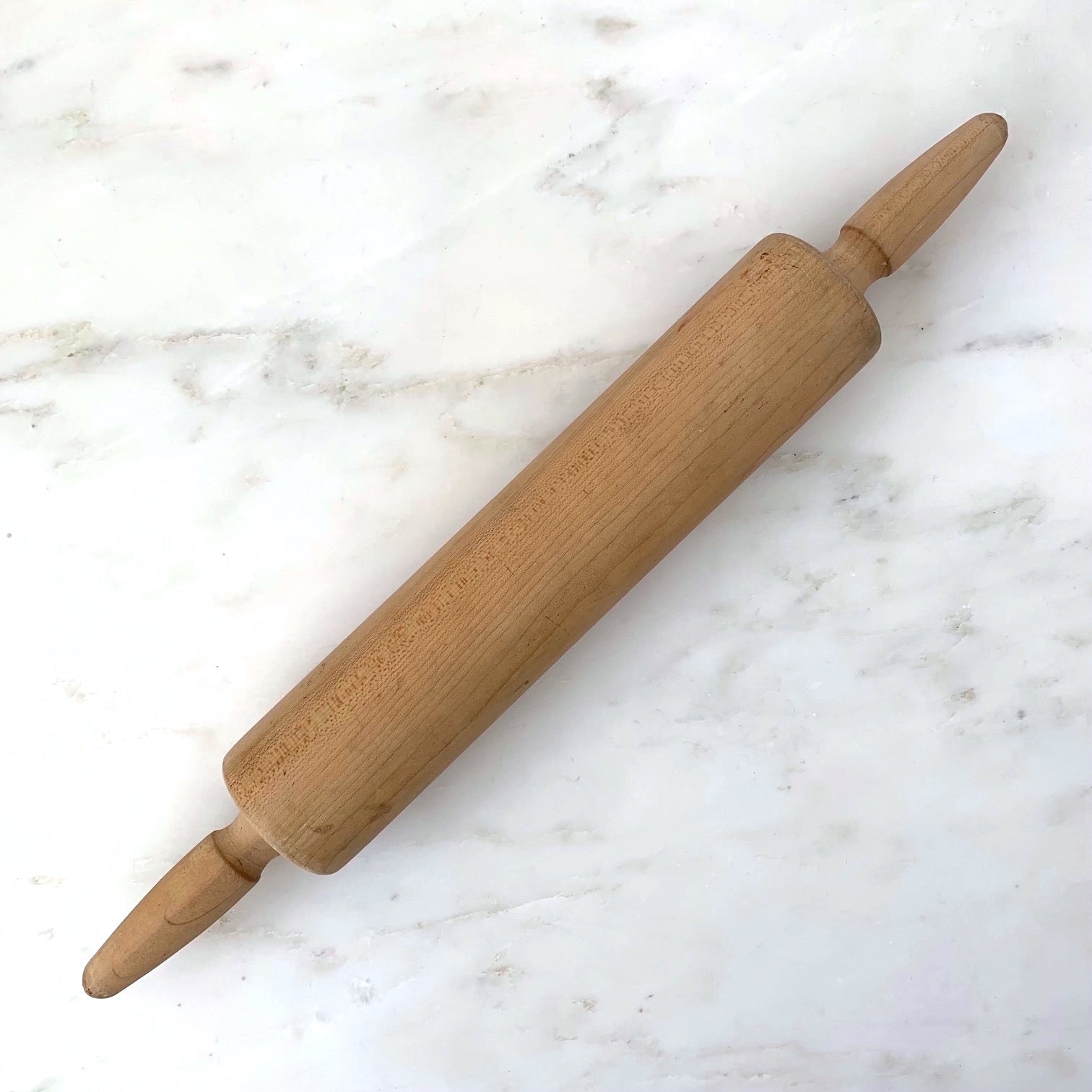 VTG FOLEY SIGNED 18” SOLID MAPLE ROLLING PIN