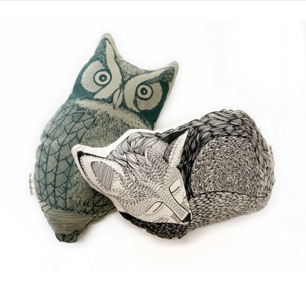 wise owl pillow