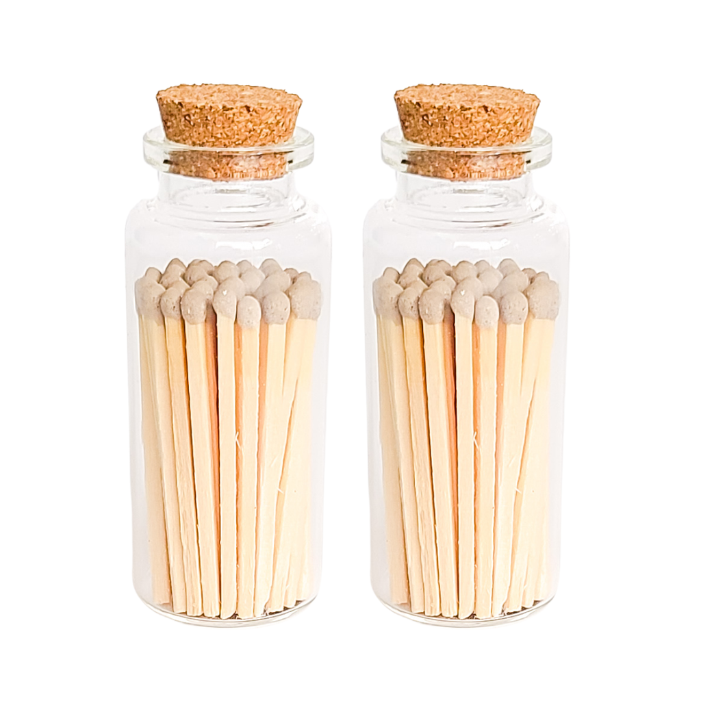 Enlighten the Occasion - Grey Matches in Medium Corked Vial