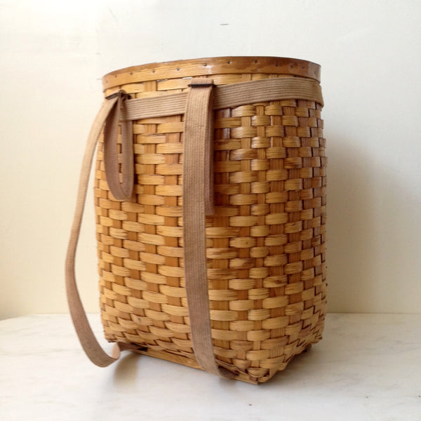 maine indigenous gathering basket
